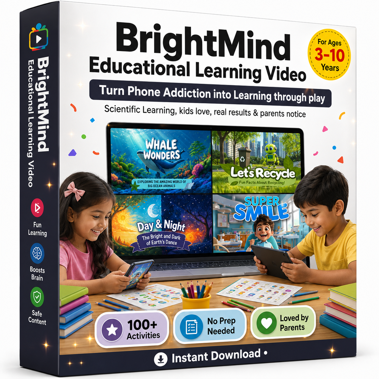 BrightMind Kids Educational Learning Videos