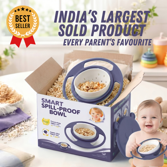 Magical Baby Bowl |Fun & Play Feeding Product For Kids| Portable | Non Spill |