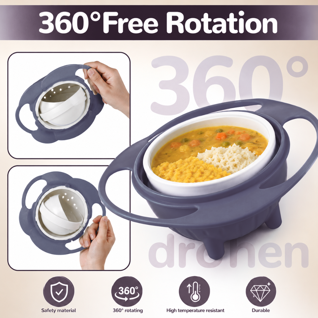 Magical Baby Bowl |Fun & Play Feeding Product For Kids| Portable | Non Spill |